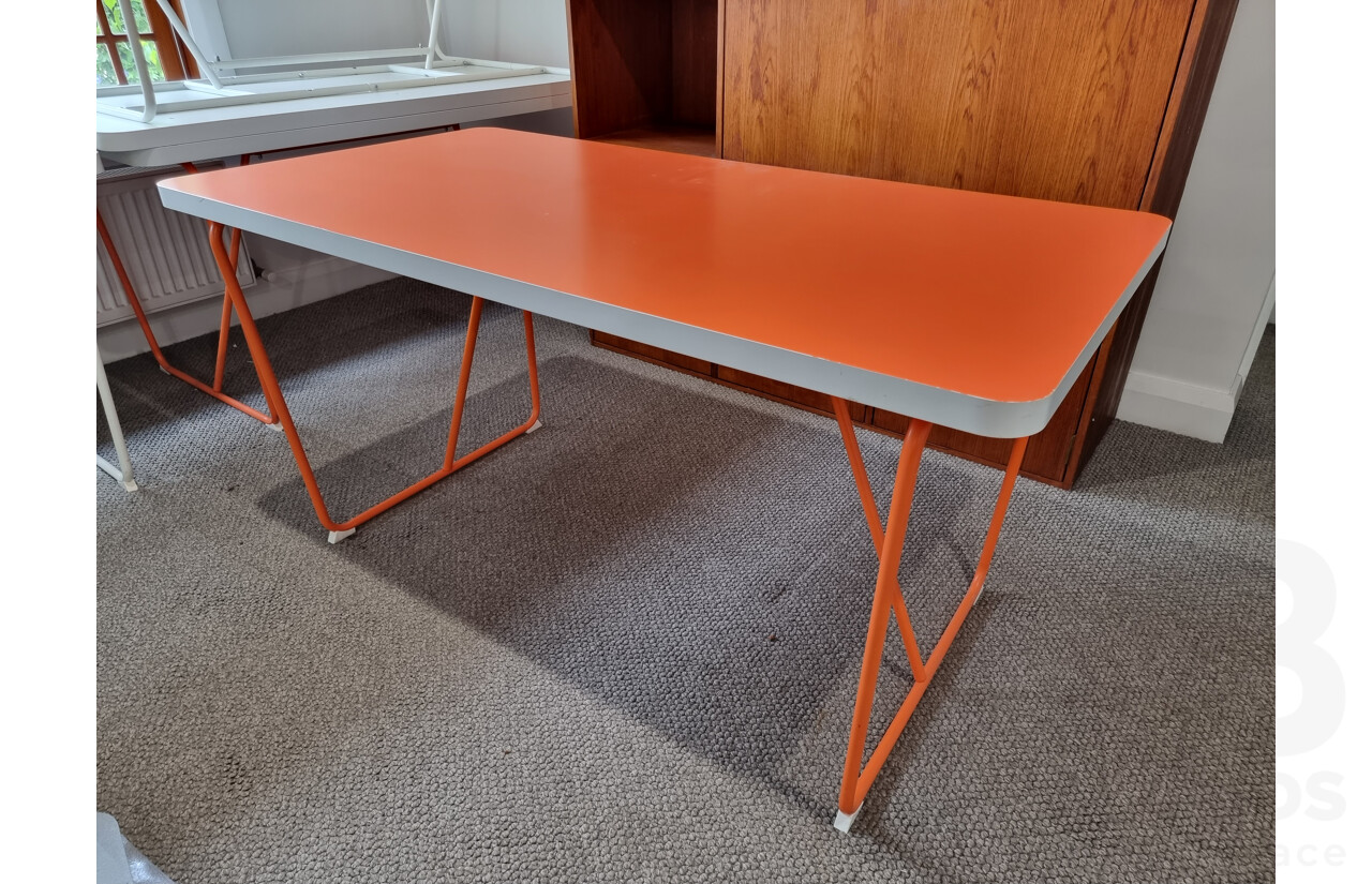 Ikea RYDEB CK Table Orange Lot 1391760 ALLBIDS