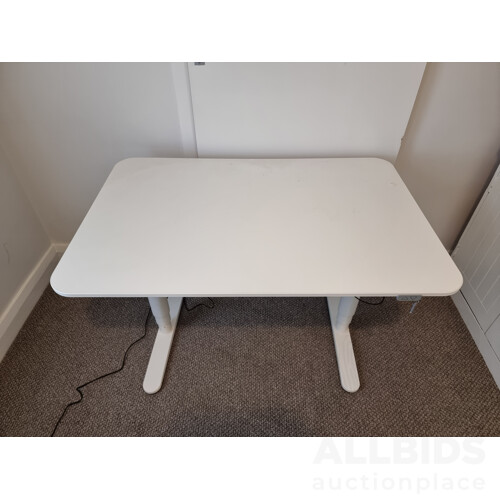 Ikea BEKANT Electronic Sit and Stand Desk - White