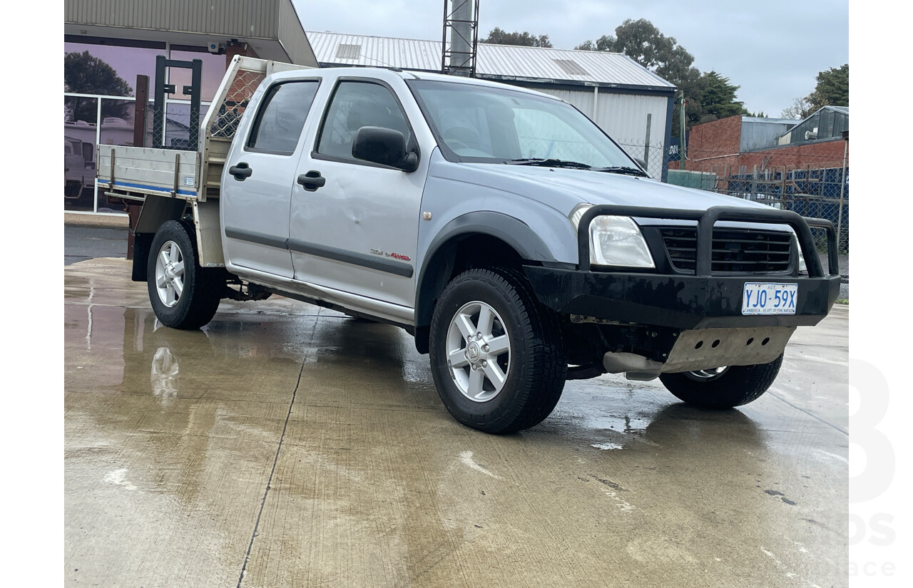 12/2004 Holden Rodeo LX (4x4) RA Crew C/Chas White 3.0L