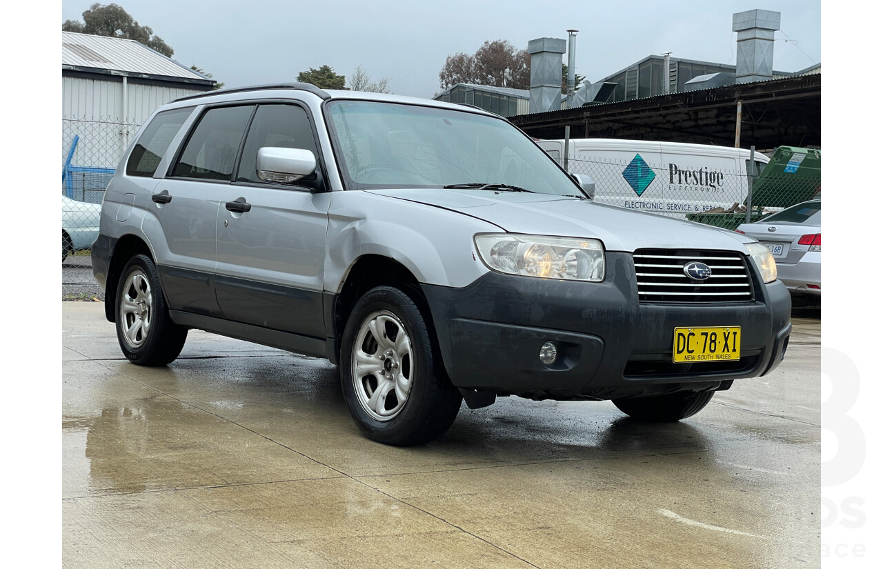 7/2005 Subaru Forester X MY05 4d Wagon Silver 2.5L