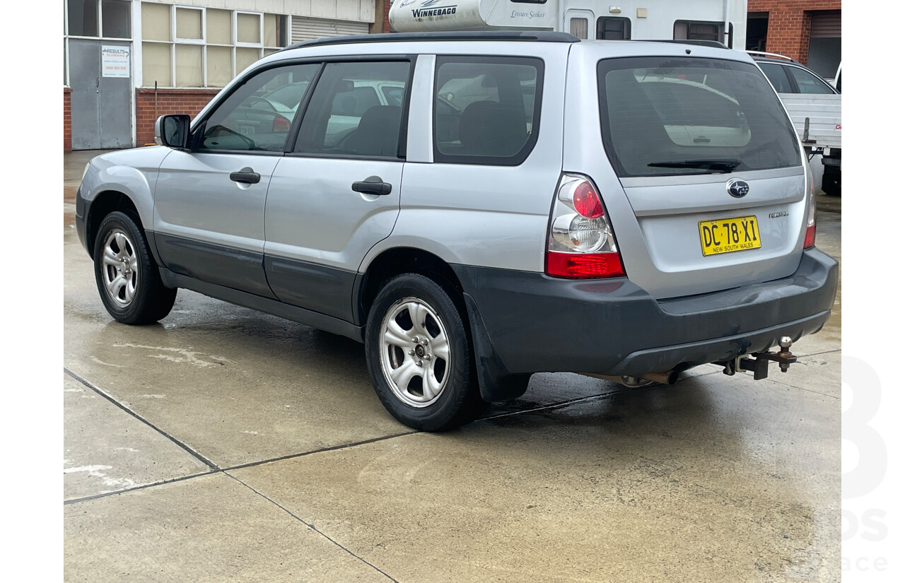 7/2005 Subaru Forester X MY05 4d Wagon Silver 2.5L