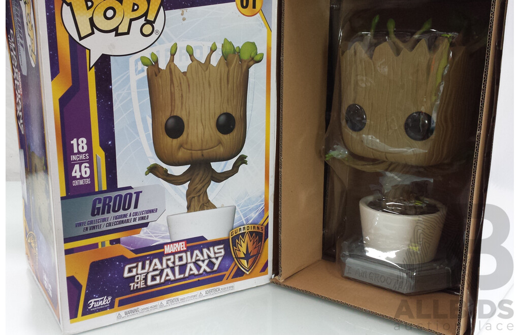 Funko Pop 01 Dancing Groot 46cm Vinyl Collectible Figure - New