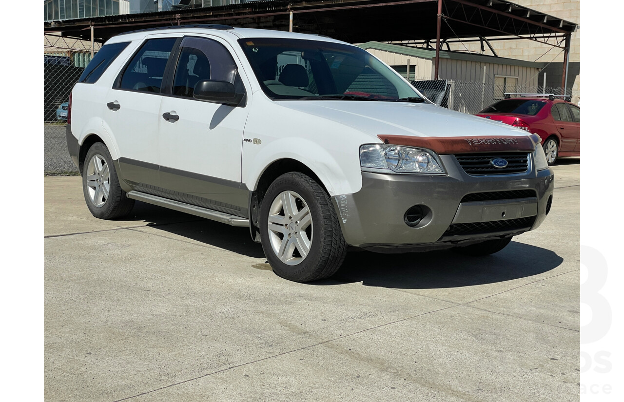 5/2007 Ford Territory TX (4x4) SY 4d Wagon White 4.0L