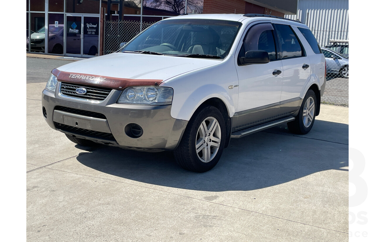 5/2007 Ford Territory TX (4x4) SY 4d Wagon White 4.0L