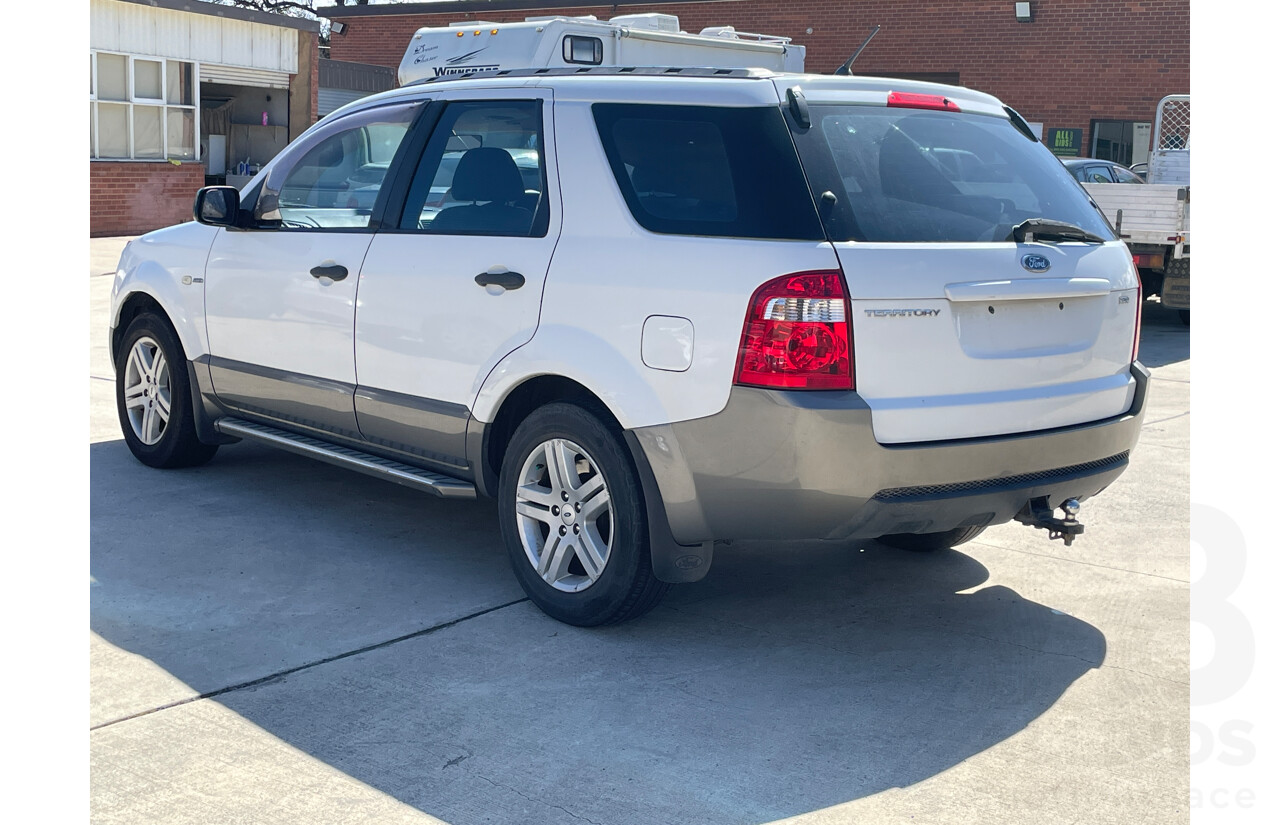 5/2007 Ford Territory TX (4x4) SY 4d Wagon White 4.0L