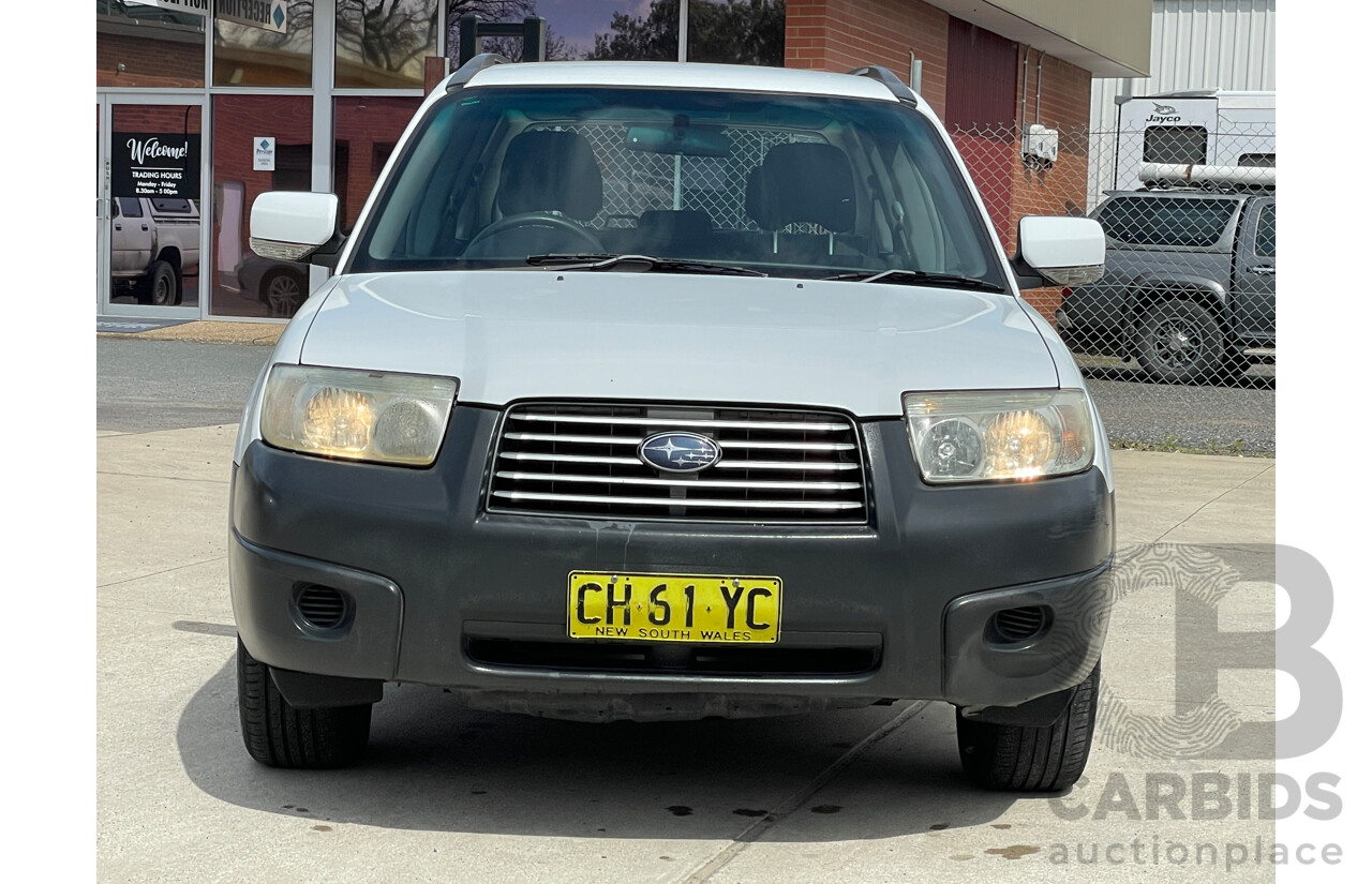 6/2006 Subaru Forester X MY06 4d Wagon White 2.5L