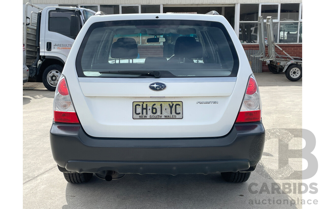 6/2006 Subaru Forester X MY06 4d Wagon White 2.5L