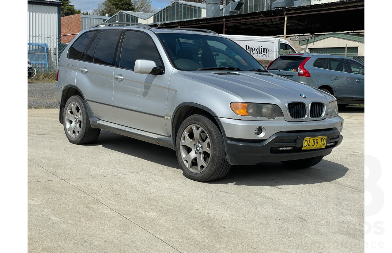 1/2004 Bmw X5 3.0d E53 4d Wagon Silver 3.0L