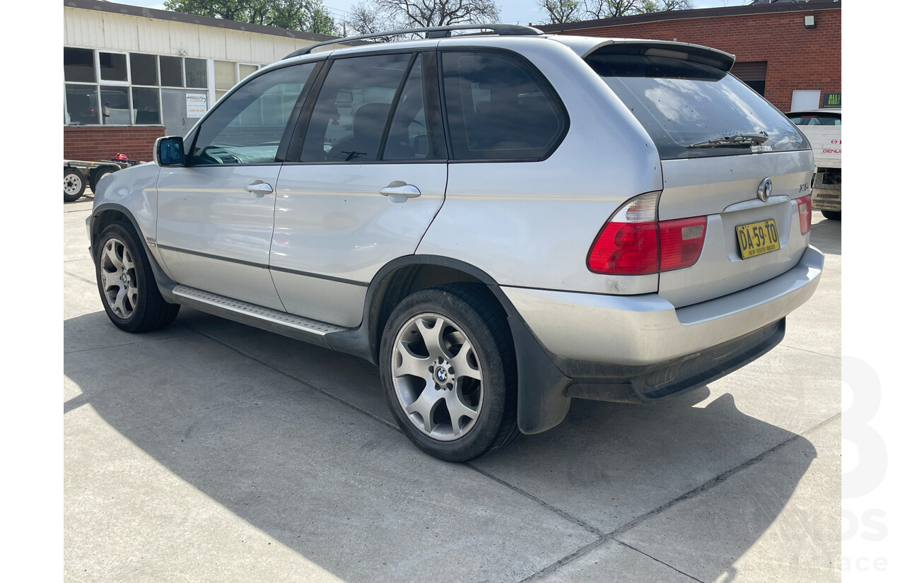 1/2004 Bmw X5 3.0d E53 4d Wagon Silver 3.0L