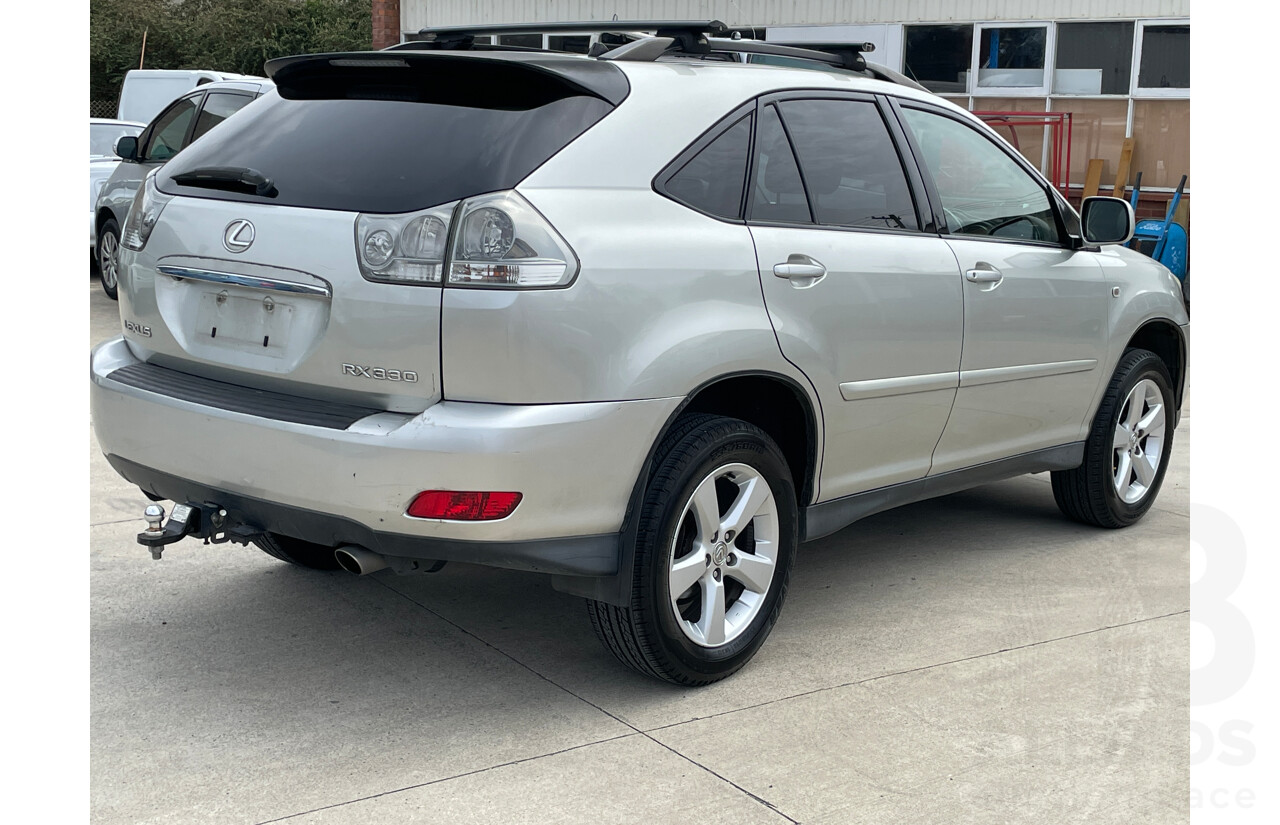 8/2003 Lexus Rx330 Sports Luxury MCU38R 4d Wagon Silver 3.3L