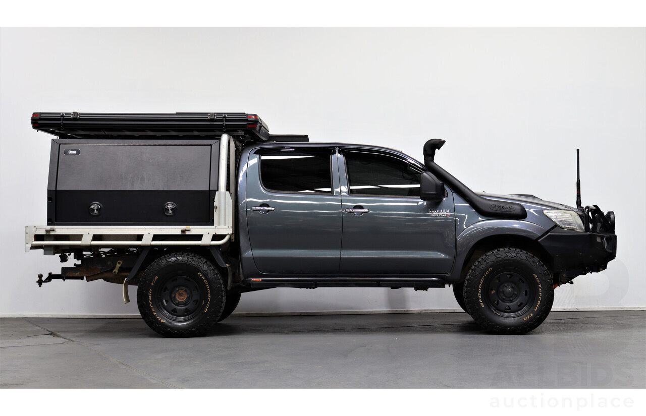 5/2013 Toyota Hilux SR5 (4x4) KUN26R MY13 Dual Cab P/Up Grey 3.0L