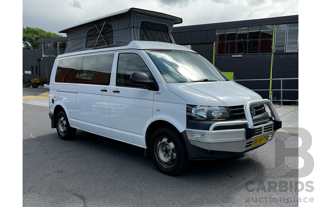 10/2010 Volkswagen Transporter 132 TDI LWB HIGH 4 MTN T5 MY10 Van White 2.0L