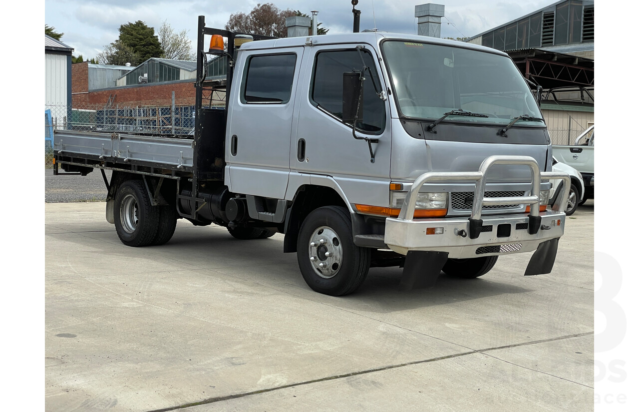 6/2004 Mitsubishi Canter FE649 MWB C/Chas Silver 3.9L