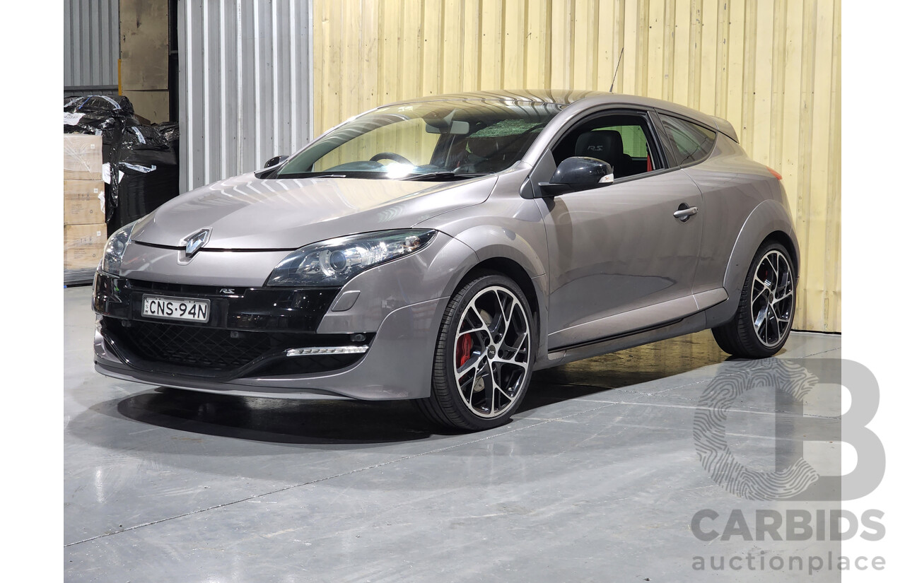 3/2013 Renault Megane RS 265 Trophy + X95 3d Hatchback Lunar Grey Metallic 2.0L - Turbo