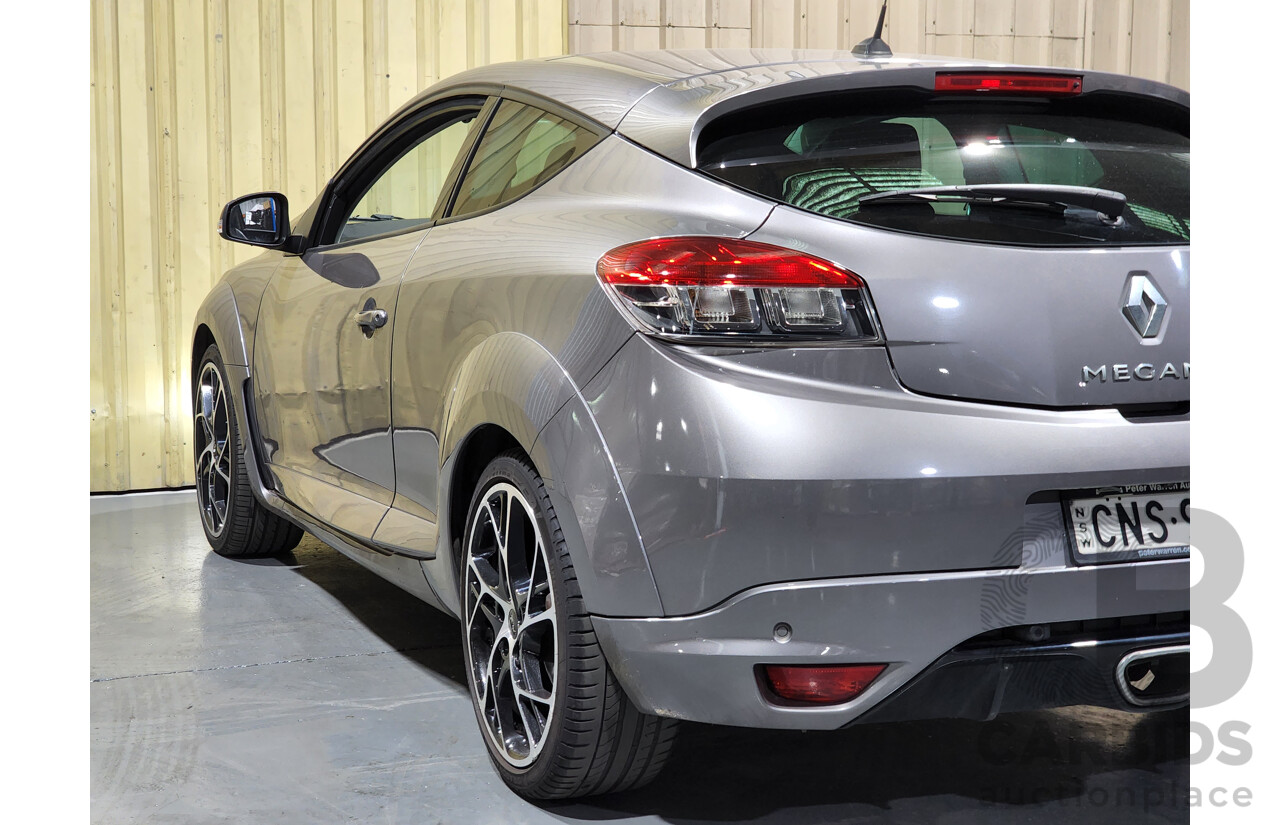 3/2013 Renault Megane RS 265 Trophy + X95 3d Hatchback Lunar Grey Metallic 2.0L - Turbo