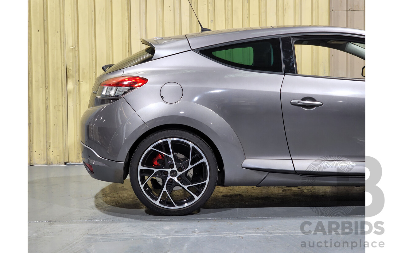 3/2013 Renault Megane RS 265 Trophy + X95 3d Hatchback Lunar Grey Metallic 2.0L - Turbo