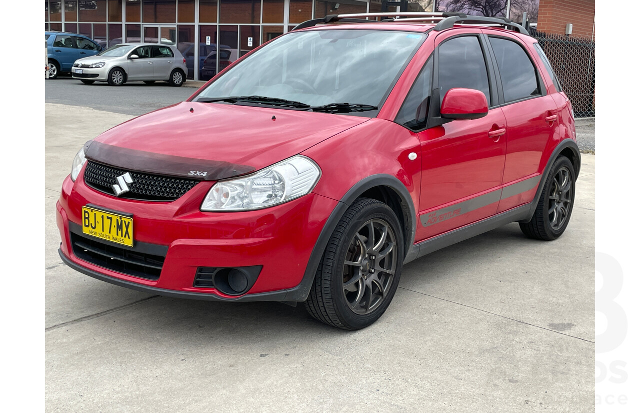 4/2010 Suzuki SX4 AWD GY MY10 5d Hatchback Red 2.0L