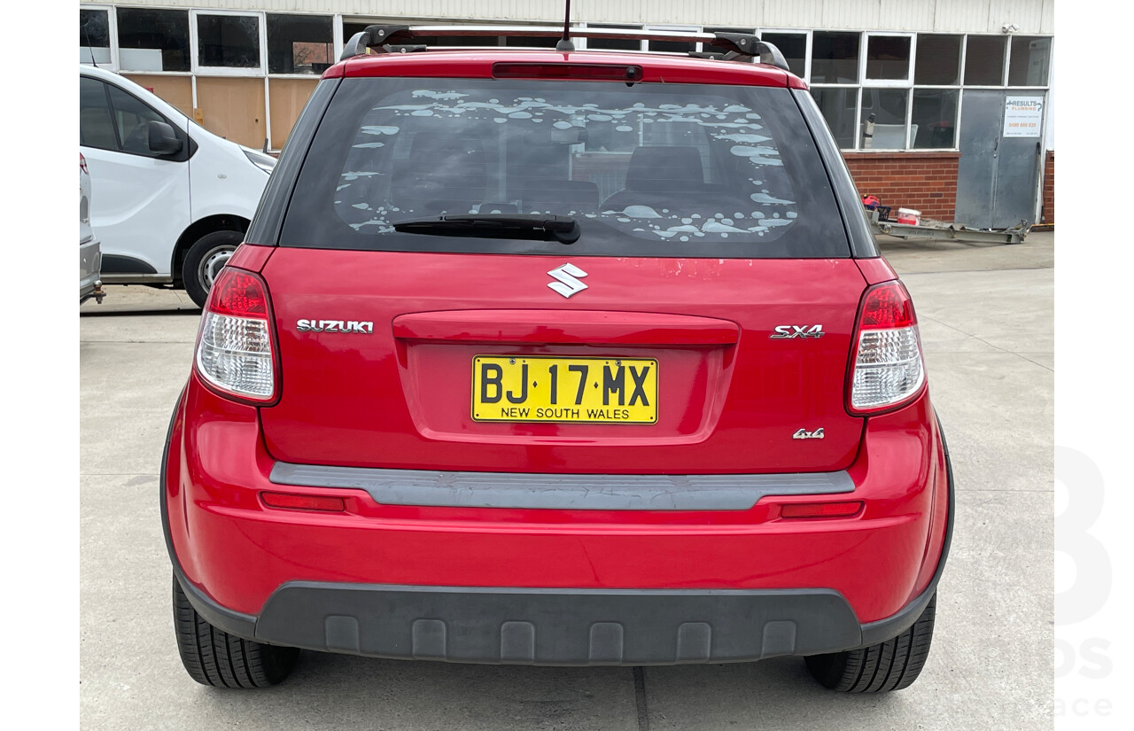 4/2010 Suzuki SX4 AWD GY MY10 5d Hatchback Red 2.0L