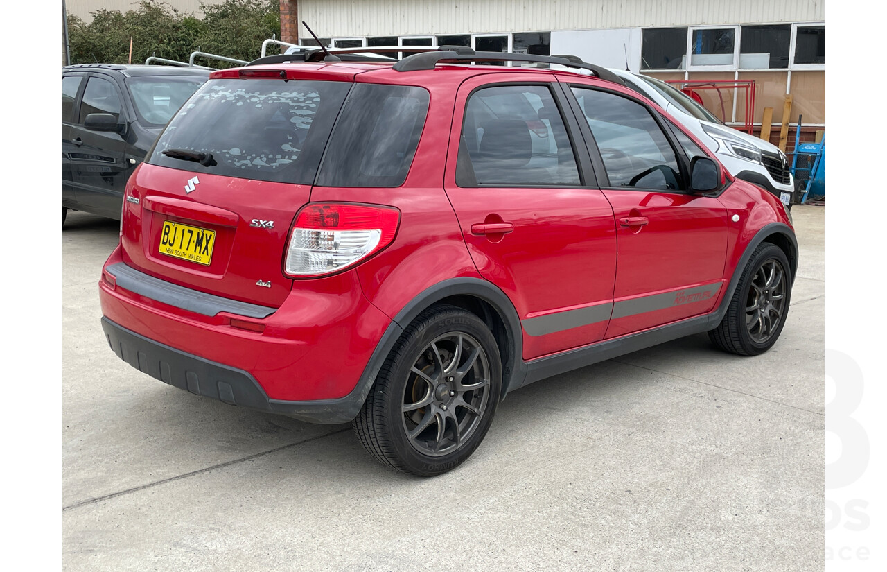 4/2010 Suzuki SX4 AWD GY MY10 5d Hatchback Red 2.0L