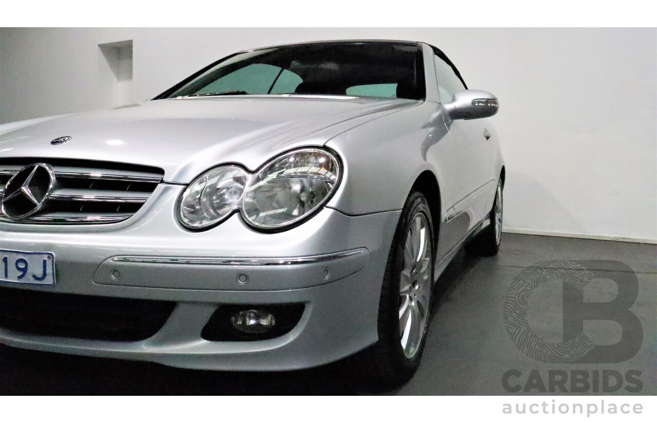 9/2005 Mercedes-Benz CLK350 Avantgarde C209 MY06 2d Cabriolet Silver 3.5L V6