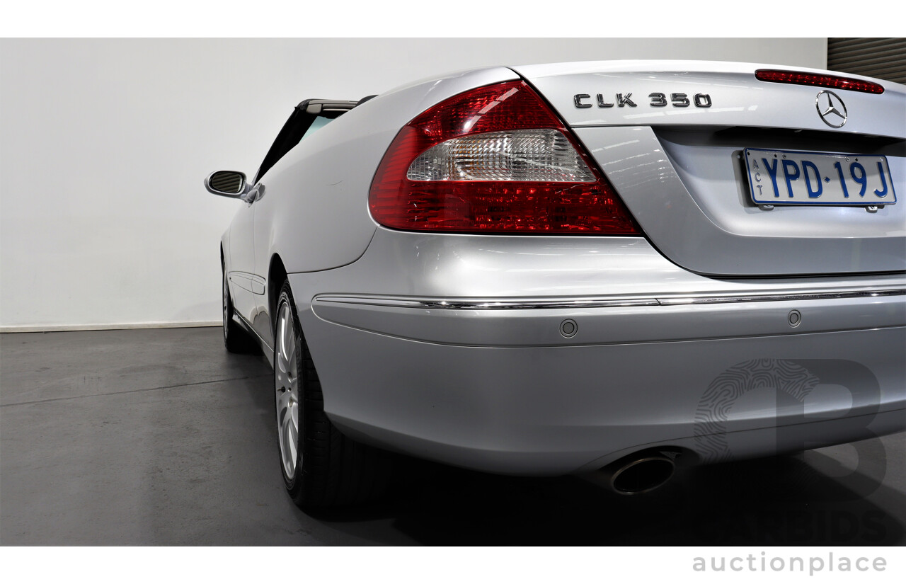 9/2005 Mercedes-Benz CLK350 Avantgarde C209 MY06 2d Cabriolet Silver 3.5L V6