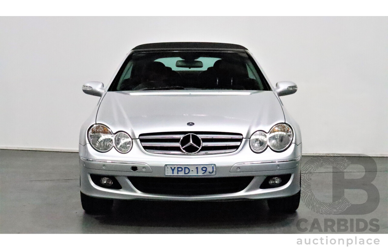 9/2005 Mercedes-Benz CLK350 Avantgarde C209 MY06 2d Cabriolet Silver 3.5L V6