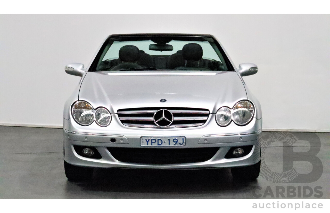 9/2005 Mercedes-Benz CLK350 Avantgarde C209 MY06 2d Cabriolet Silver 3.5L V6