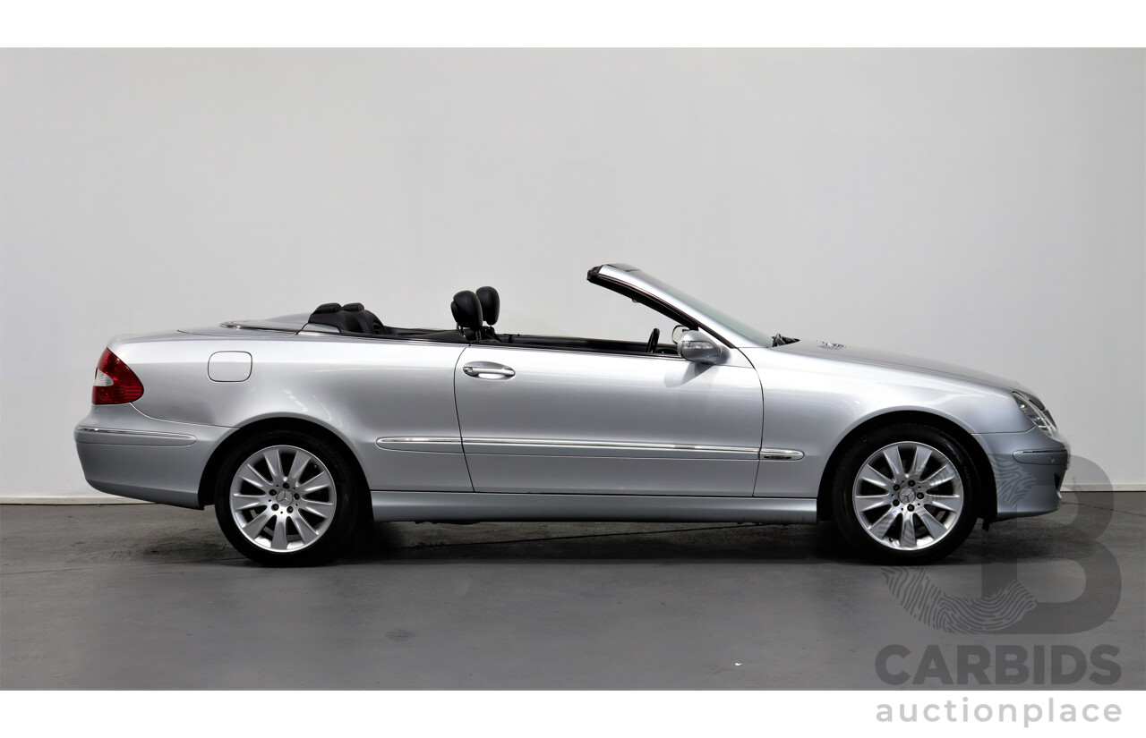 9/2005 Mercedes-Benz CLK350 Avantgarde C209 MY06 2d Cabriolet Silver 3.5L V6