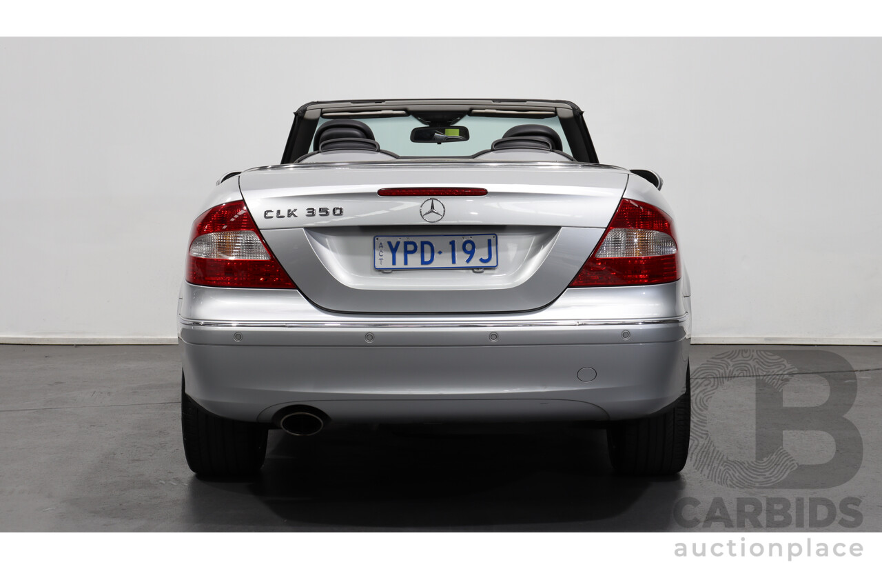 9/2005 Mercedes-Benz CLK350 Avantgarde C209 MY06 2d Cabriolet Silver 3.5L V6