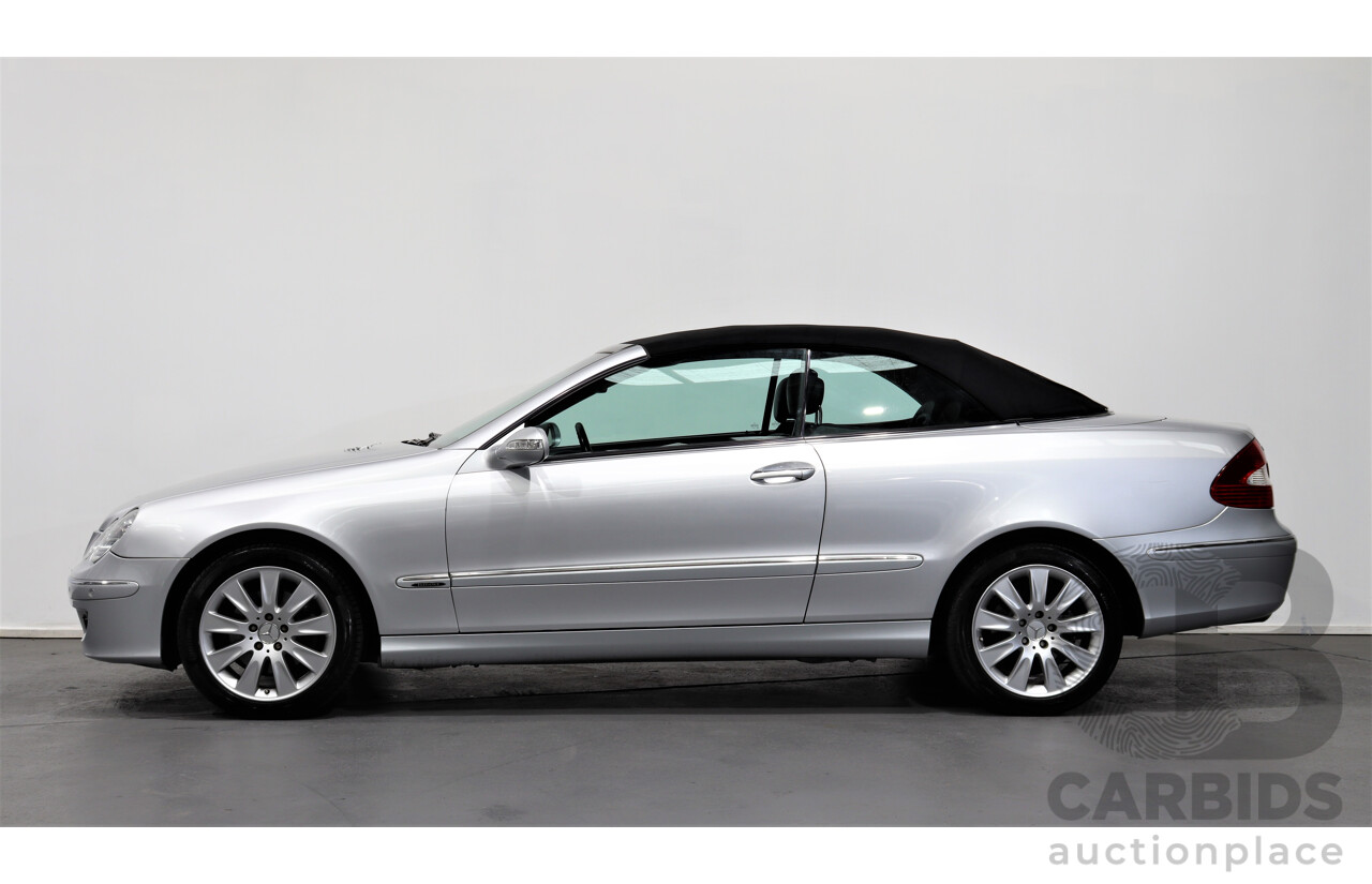 9/2005 Mercedes-Benz CLK350 Avantgarde C209 MY06 2d Cabriolet Silver 3.5L V6