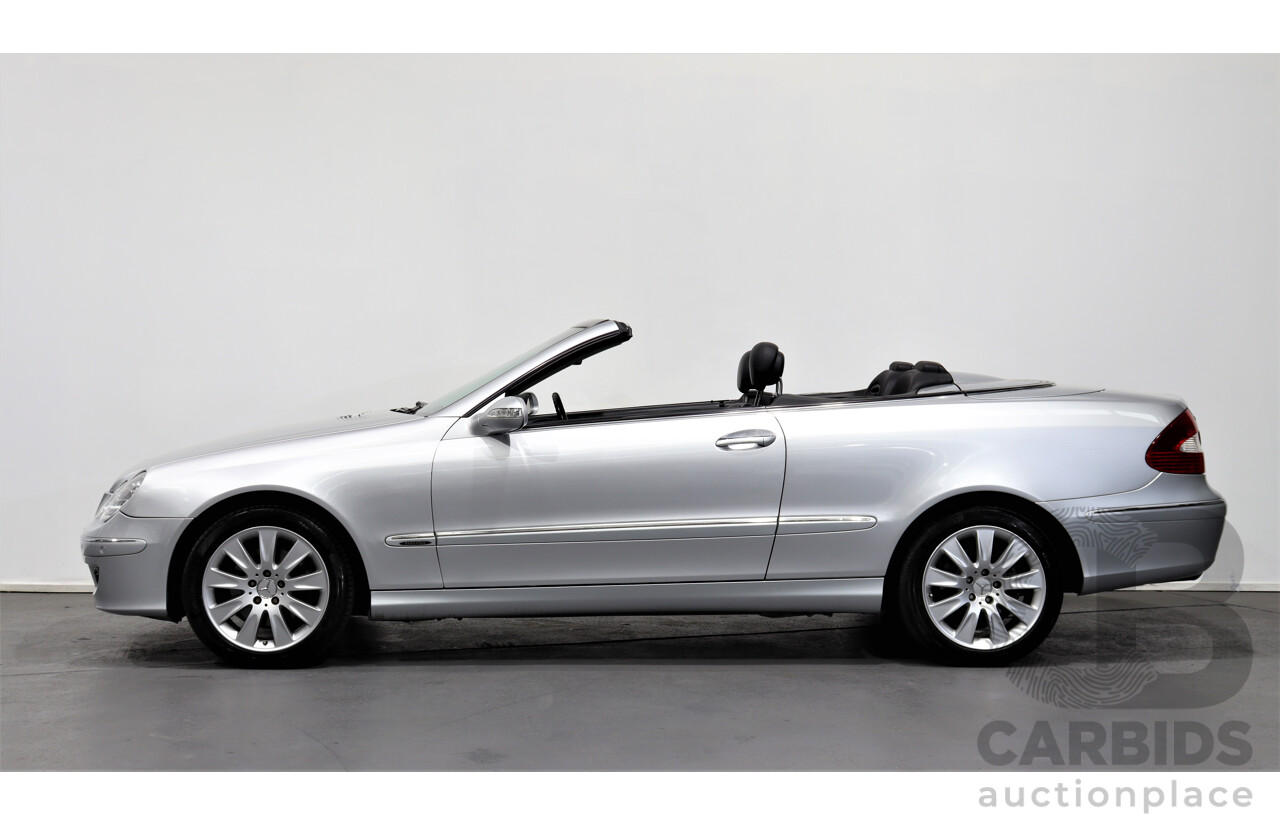 9/2005 Mercedes-Benz CLK350 Avantgarde C209 MY06 2d Cabriolet Silver 3.5L V6