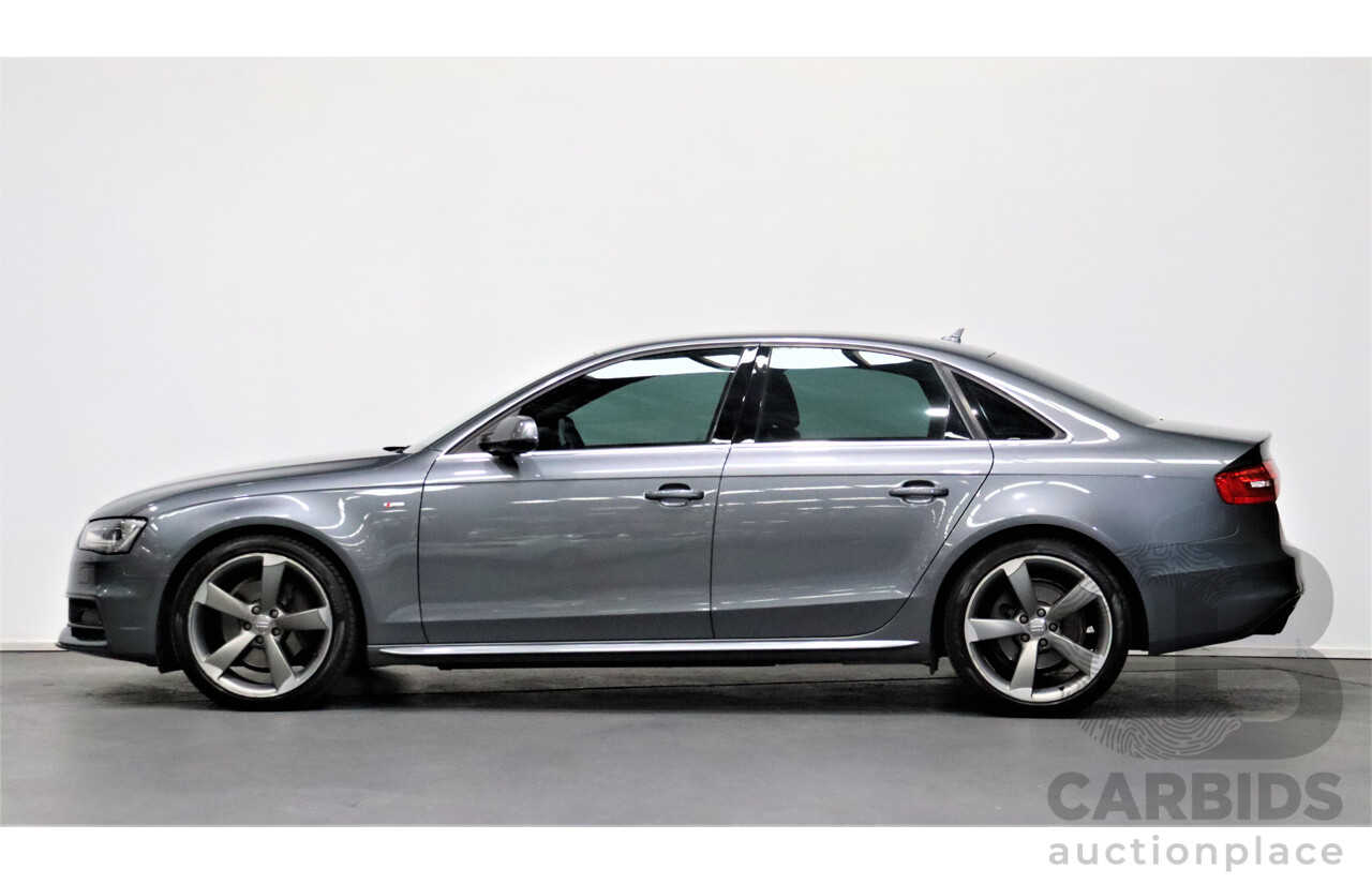 5/2013 Audi A4 S-Line 2.0TFSI Quattro B8 (8K) MY13 4d Sedan Grey 2.0L Turbo