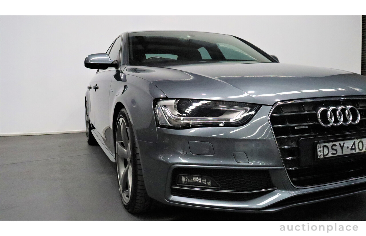 5/2013 Audi A4 S-Line 2.0TFSI Quattro B8 (8K) MY13 4d Sedan Grey 2.0L Turbo