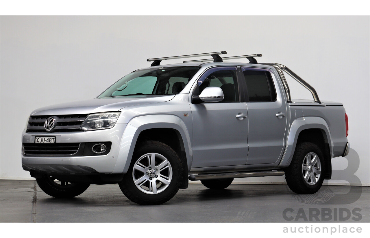 11/2012 Volkswagen Amarok Tdi420 Highline (4x4) 2H MY12.5 Dual Cab Utility Silver 2.0L Turbo Diesel