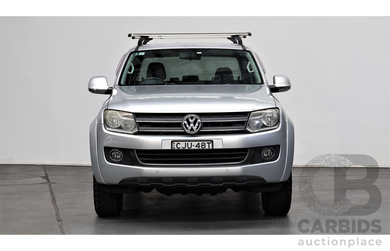 11/2012 Volkswagen Amarok Tdi420 Highline (4x4) 2H MY12.5 Dual Cab Utility Silver 2.0L Turbo Diesel