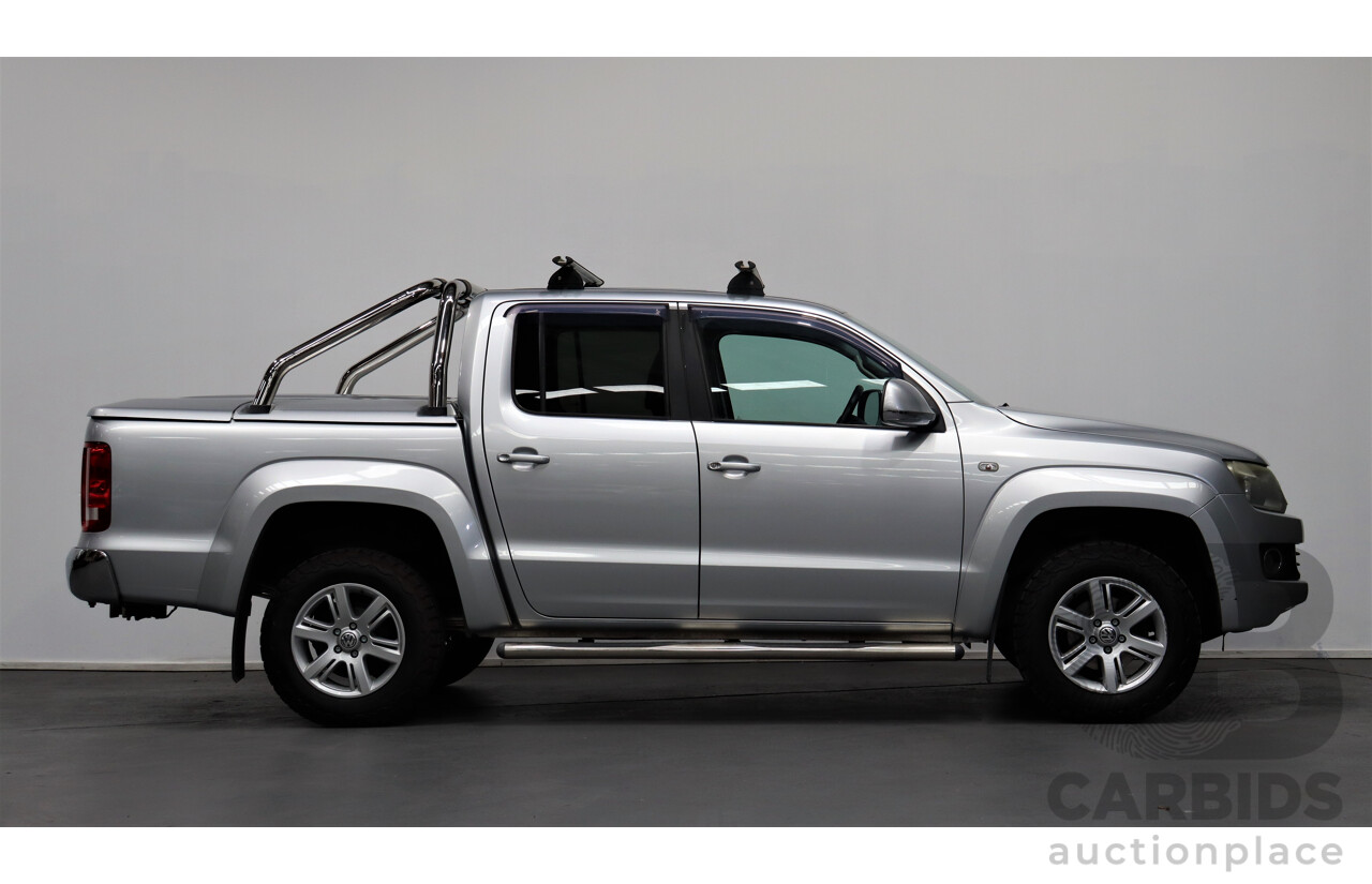 11/2012 Volkswagen Amarok Tdi420 Highline (4x4) 2H MY12.5 Dual Cab Utility Silver 2.0L Turbo Diesel