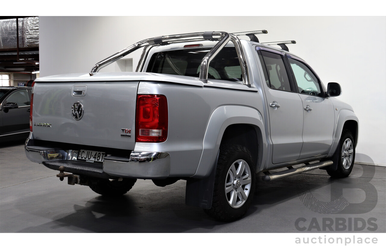 11/2012 Volkswagen Amarok Tdi420 Highline (4x4) 2H MY12.5 Dual Cab Utility Silver 2.0L Turbo Diesel