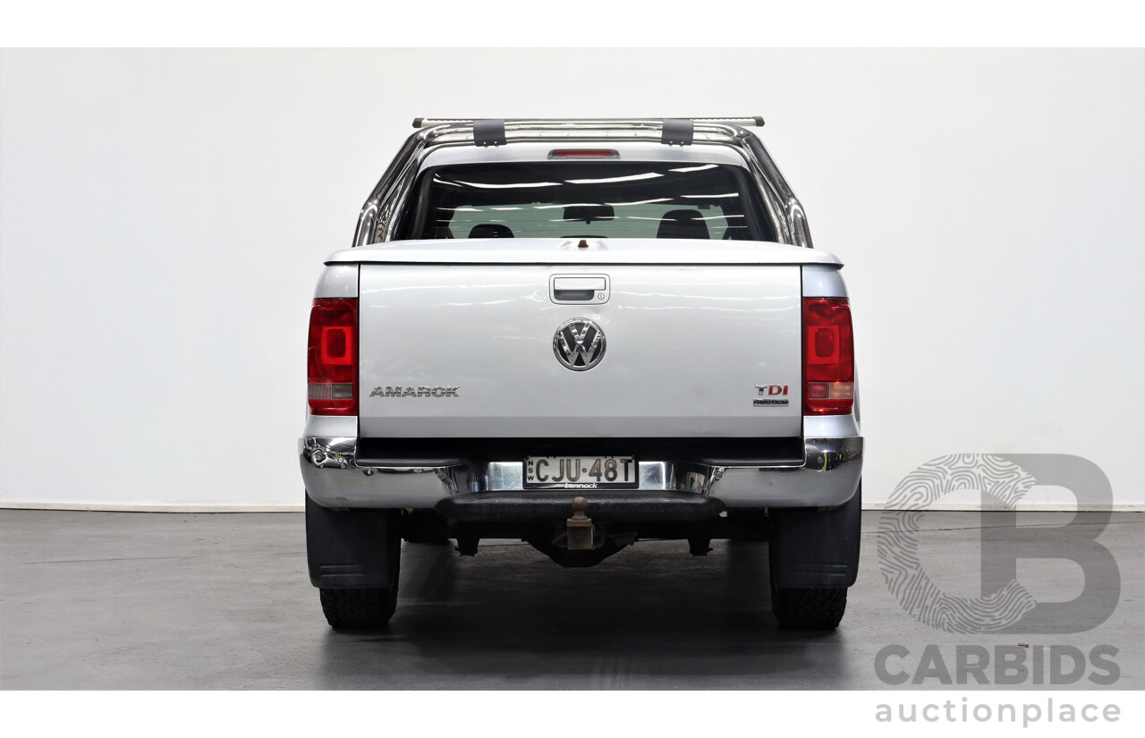 11/2012 Volkswagen Amarok Tdi420 Highline (4x4) 2H MY12.5 Dual Cab Utility Silver 2.0L Turbo Diesel