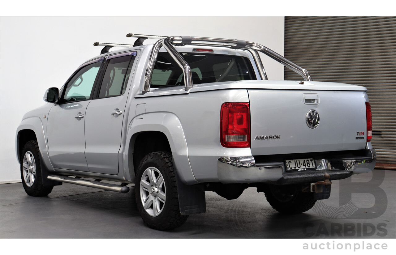 11/2012 Volkswagen Amarok Tdi420 Highline (4x4) 2H MY12.5 Dual Cab Utility Silver 2.0L Turbo Diesel