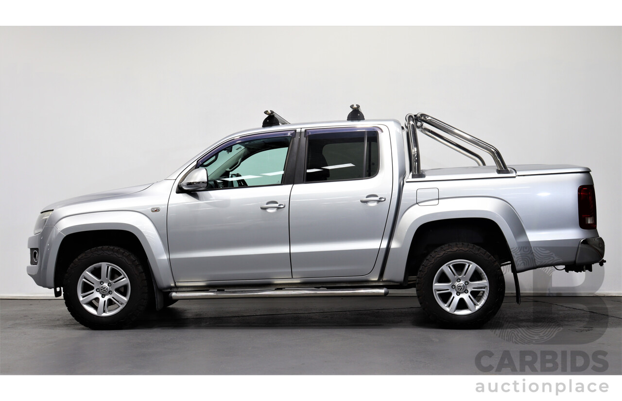 11/2012 Volkswagen Amarok Tdi420 Highline (4x4) 2H MY12.5 Dual Cab Utility Silver 2.0L Turbo Diesel