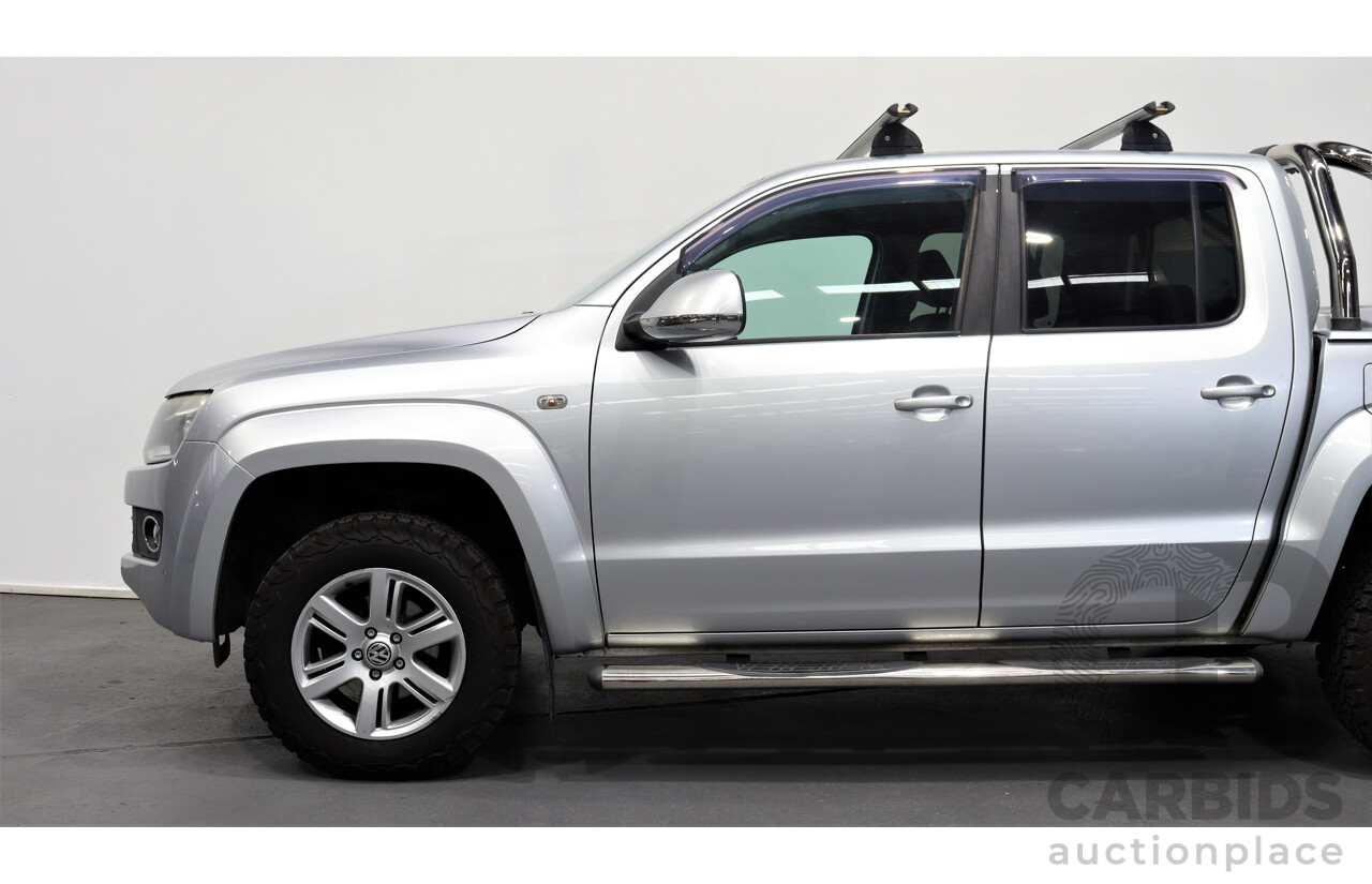 11/2012 Volkswagen Amarok Tdi420 Highline (4x4) 2H MY12.5 Dual Cab Utility Silver 2.0L Turbo Diesel