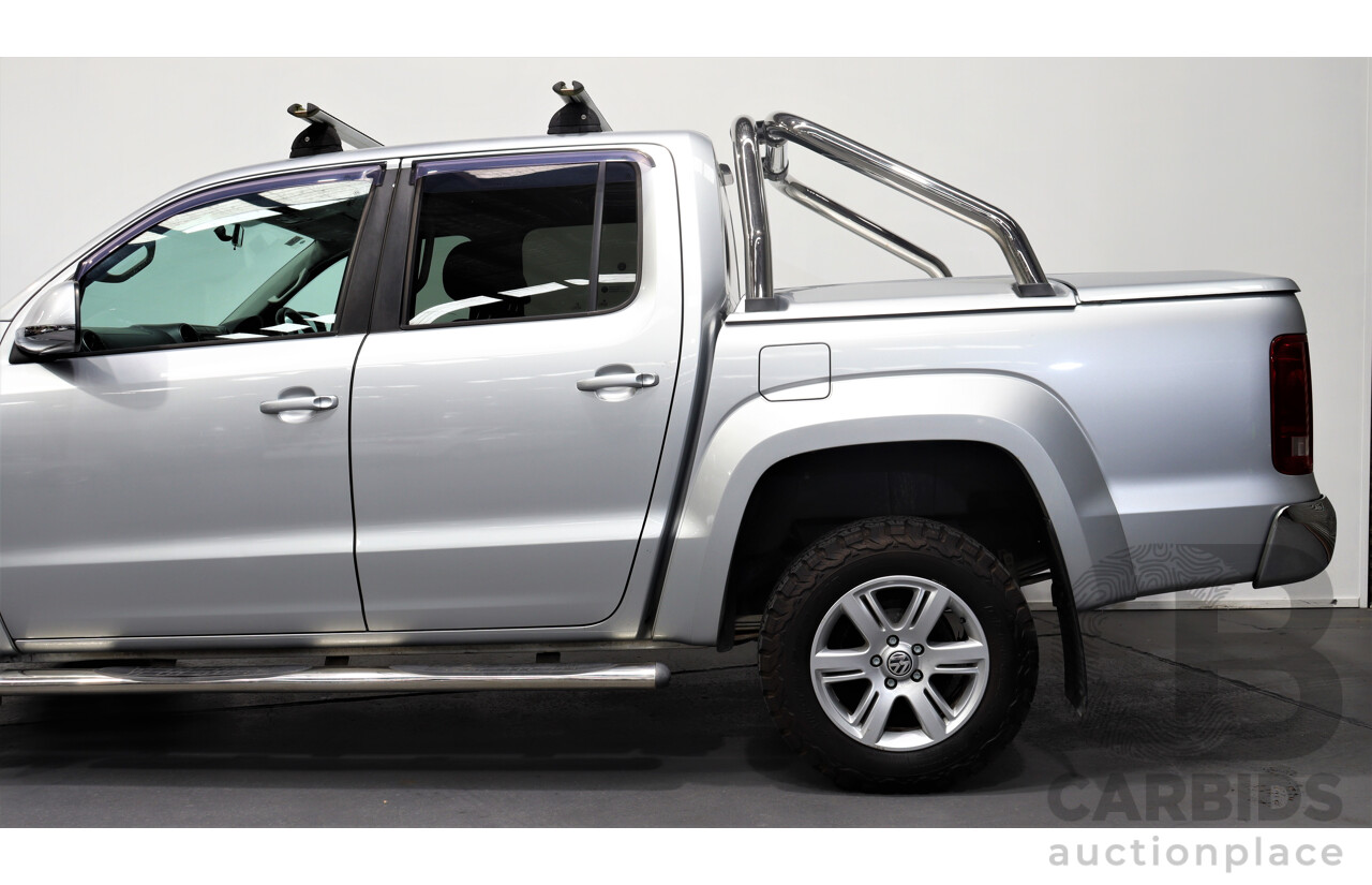 11/2012 Volkswagen Amarok Tdi420 Highline (4x4) 2H MY12.5 Dual Cab Utility Silver 2.0L Turbo Diesel