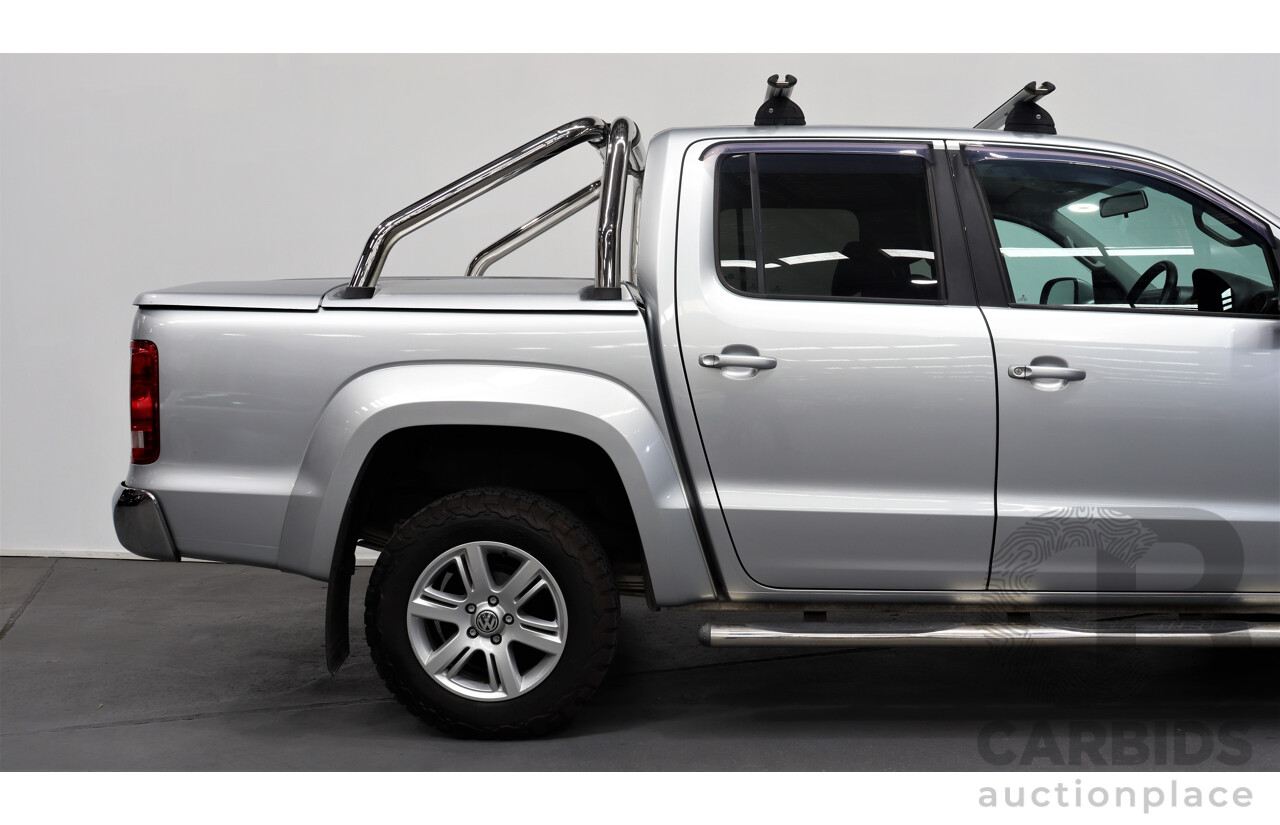 11/2012 Volkswagen Amarok Tdi420 Highline (4x4) 2H MY12.5 Dual Cab Utility Silver 2.0L Turbo Diesel