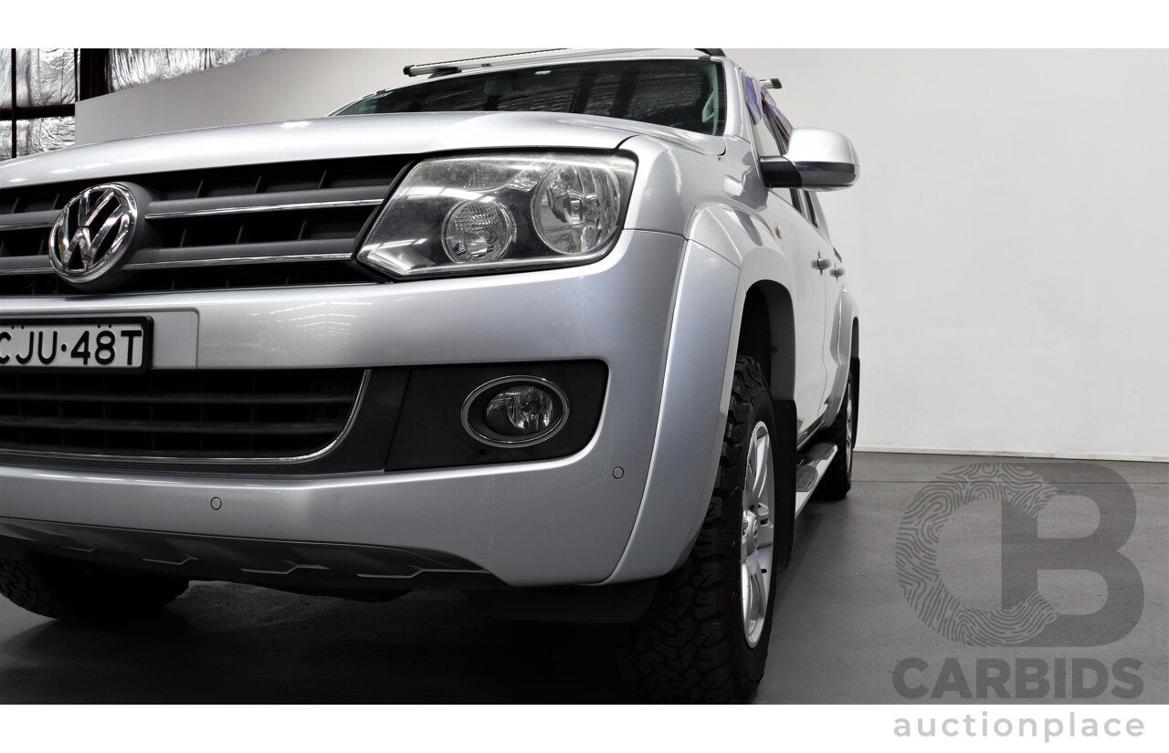 11/2012 Volkswagen Amarok Tdi420 Highline (4x4) 2H MY12.5 Dual Cab Utility Silver 2.0L Turbo Diesel