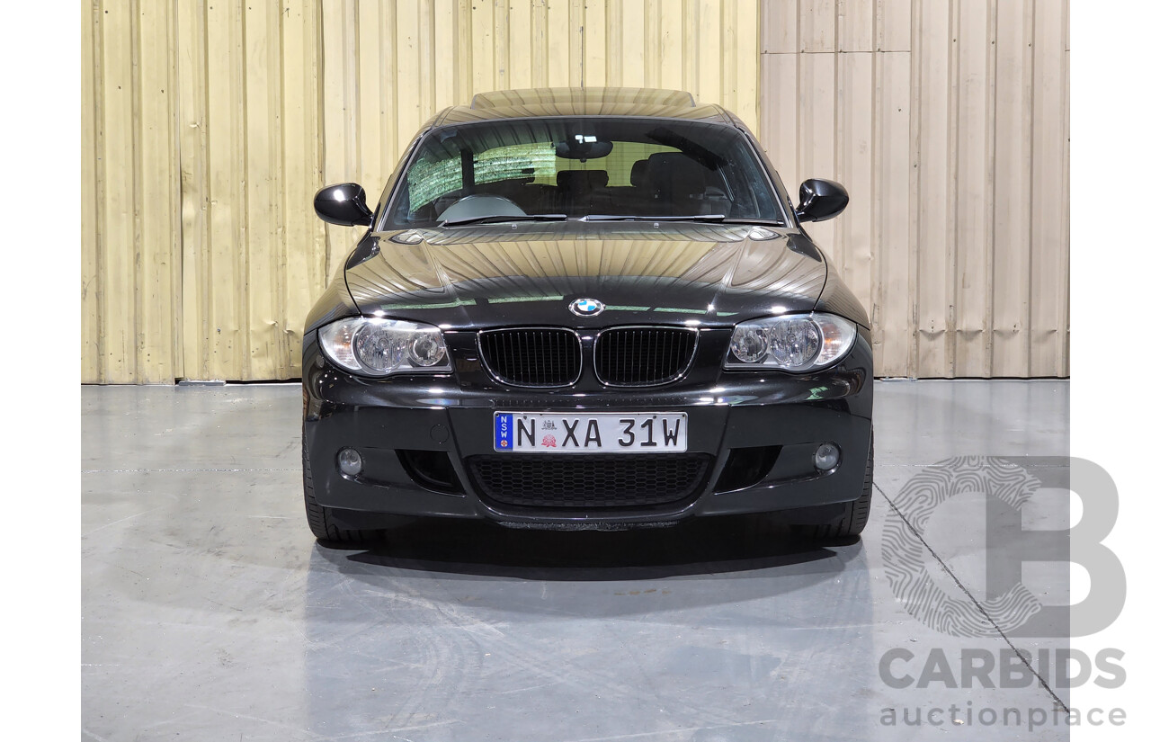 9/2010 BMW 118d E87 MY09 5d Hatchback Black 2.0L Turbo Diesel