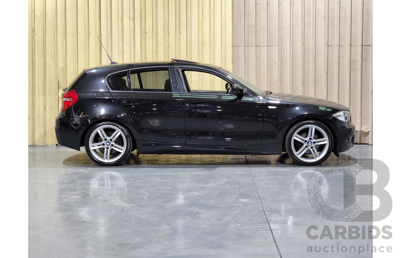 9/2010 BMW 118d E87 MY09 5d Hatchback Black 2.0L Turbo Diesel