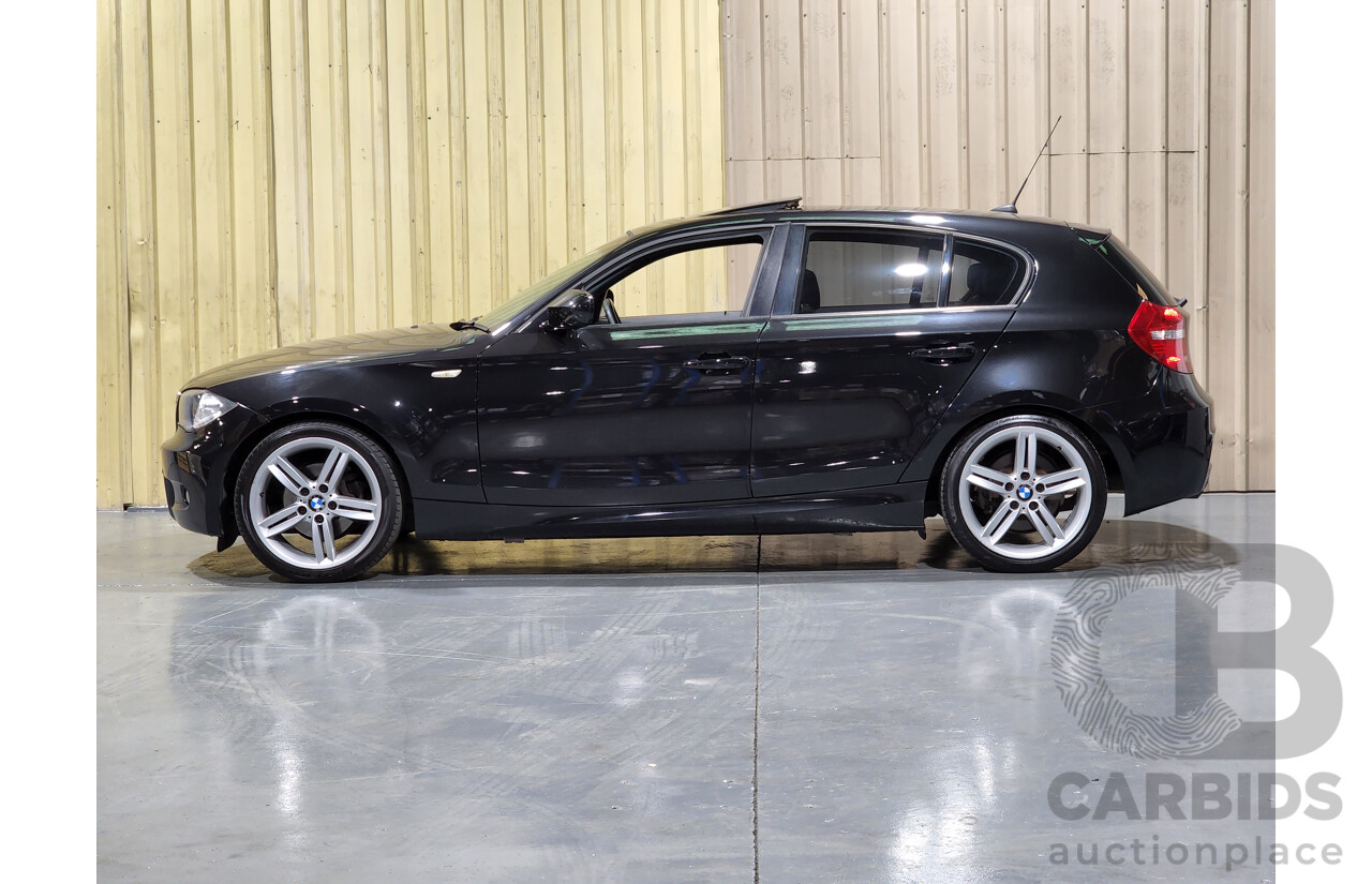 9/2010 BMW 118d E87 MY09 5d Hatchback Black 2.0L Turbo Diesel