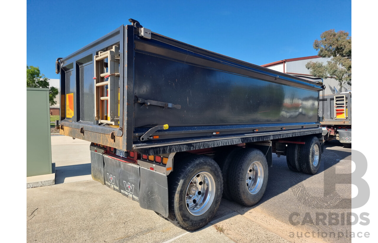 2004 Western Star Constellation Tipper Truck (5KKJAECG65PN28792) and 2009 Hercules Tri Axle Tipper (6T9T24V9790AFH159)