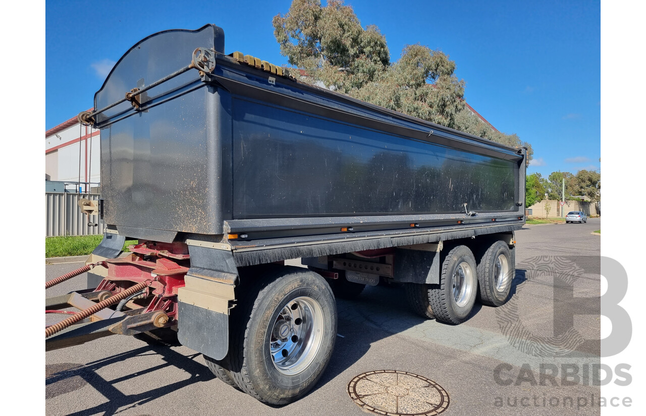 2004 Western Star Constellation Tipper Truck (5KKJAECG65PN28792) and 2009 Hercules Tri Axle Tipper (6T9T24V9790AFH159)