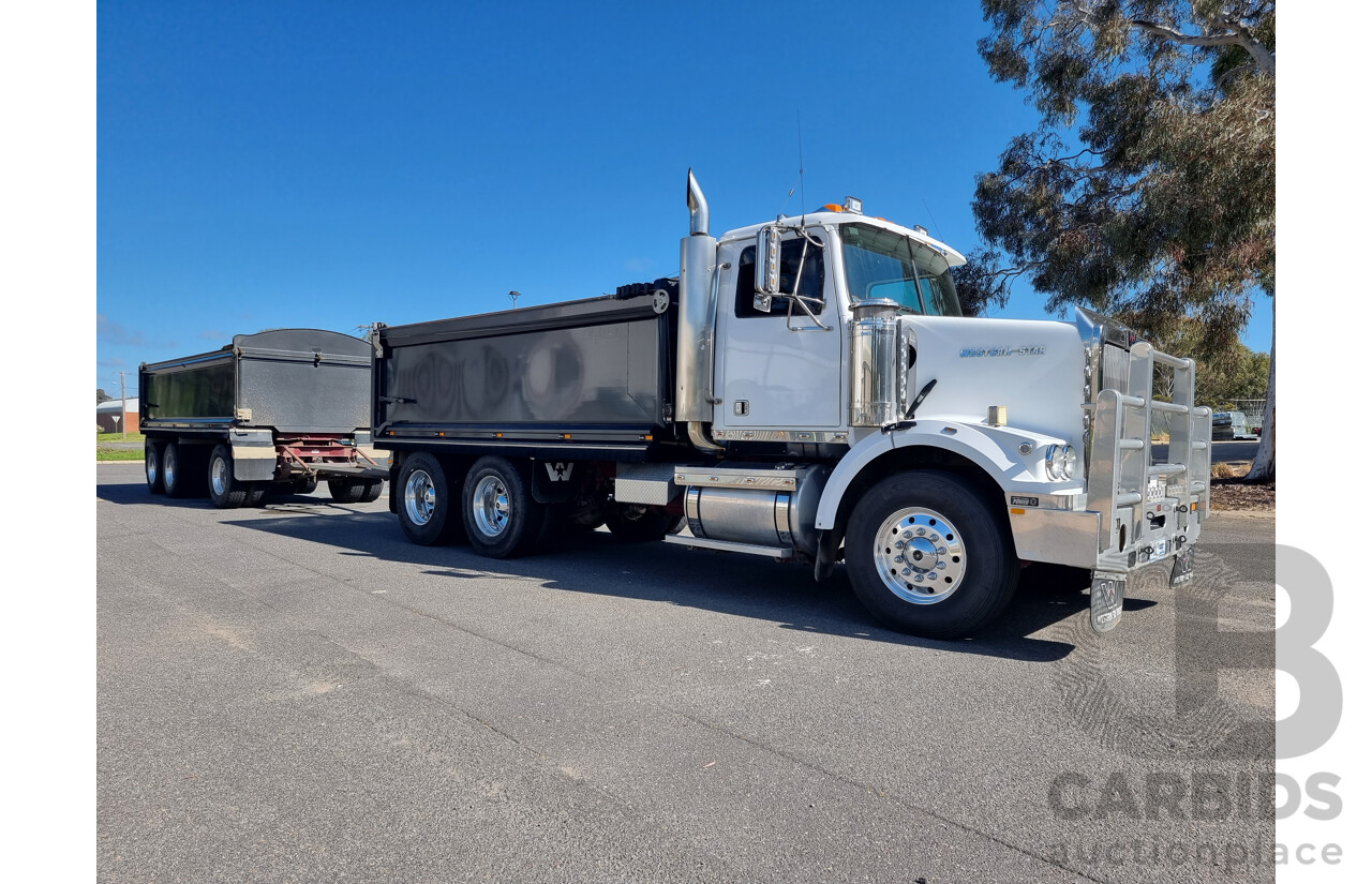 2004 Western Star Constellation Tipper Truck (5KKJAECG65PN28792) and 2009 Hercules Tri Axle Tipper (6T9T24V9790AFH159)